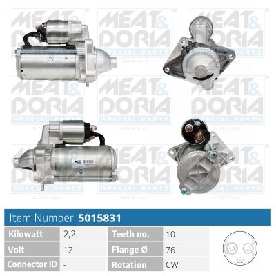 Startér MEAT & DORIA 5015831