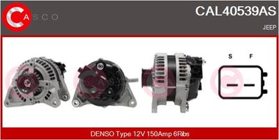 Генератор CASCO CAL40539AS для JEEP GRAND CHEROKEE
