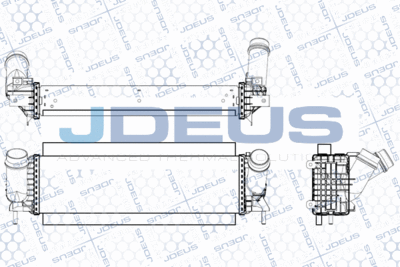 JDEUS M-819095A Интеркулер  для NISSAN NP300 (Ниссан Нп300)