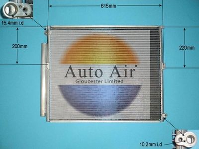 Condenser, air conditioning Auto Air Gloucester 16-8921