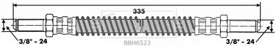 Тормозной шланг BORG & BECK BBH6523 для TRIUMPH SPITFIRE