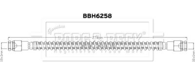 спирачен маркуч BORG & BECK BBH6258