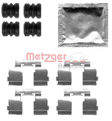 Комплектующие, колодки дискового тормоза METZGER 109-1835 для RENAULT SANDERO/STEPWAY