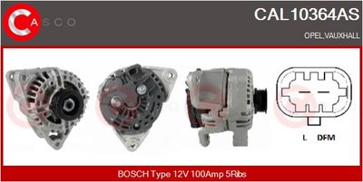 GENERATOR / ALTERNATOR CASCO CAL10364AS