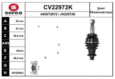 GELENKSATZ ANTRIEBSWELLE