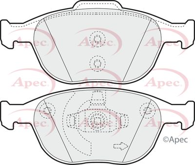 Brake Pad Set APEC PAD1326