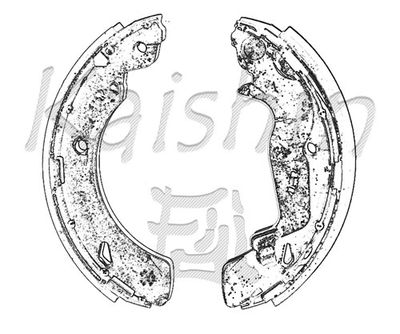 KAISHIN K5538 Ремкомплект барабанных колодок для HONDA CIVIC VII Hatchback (EU, EP, EV) 1.4 i (EP1)