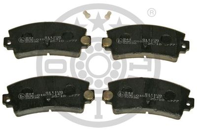 Комплект тормозных колодок, дисковый тормоз OPTIMAL BP-81111 для RENAULT 17