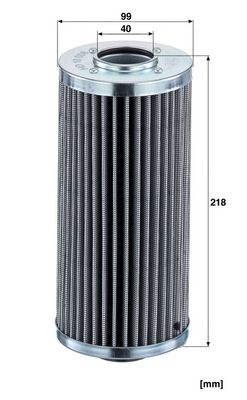 Hydraulisch filter (patroon) past: JCB 8052, 8060, 8061 CTS MANITOU MI205, MI205GPL, MI255, MI305GPL, MI355E, MI405E, MI455 NEW HOLLAND CSX7040