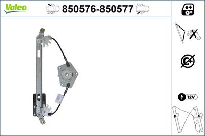 стъклоподемник VALEO 850577