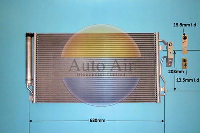Condenser, air conditioning Auto Air Gloucester 16-0060
