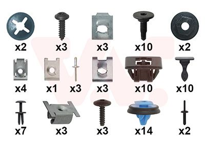 SET MONTAJ BARA PROTECTIE VAN WEZEL 0983794