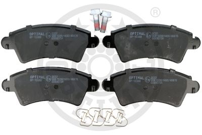 Zestaw klocków hamulcowych, hamulce tarczowe OPTIMAL BP-10388