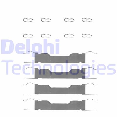 Комплектующие, колодки дискового тормоза DELPHI LX0005 для FIAT 128