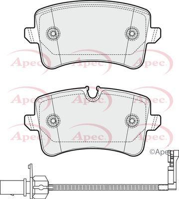 Brake Pad Set APEC PAD1815