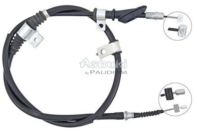 Тросик, cтояночный тормоз ASHUKI by Palidium ASH3-1272 для HYUNDAI LANTRA