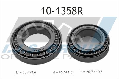 IJS GROUP 10-1358R Подшипник ступицы  для NISSAN PATROL (Ниссан Патрол)