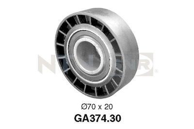 Rolka napinacza, pasek klinowy wielorowkowy SNR GA374.30