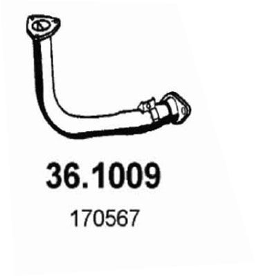 Rura wydechowa ASSO 36.1009