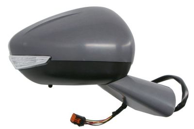Zijspiegel Rechts (elektrisch, in reliëf, met verwarming, under-coated, met indicator, met temperatuursensor) past: CITROEN C4 GRAND PICASSO II, C4 SPACETOURER 02.13-