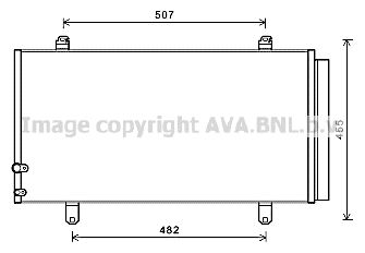 Конденсатор, кондиционер AVA QUALITY COOLING TO5698D для LEXUS ES