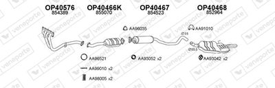 SISTEM DE ESAPAMENT VENEPORTE 400279