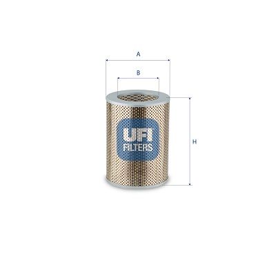Hydraulisch filter (patroon) past: AKTIV FISCHER M 800  ALLIS CHALMERS 715, 715D  BERLIET 550K  BROOME & VADE CA2, CA3  BROYT X20, X21, X21TL  CATERPILLAR 160G, 205B, 206B, 211B, 212B, 213B, 214B
