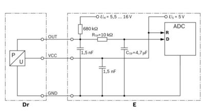 Sensor, avgastryck BOSCH 0 281 002 772