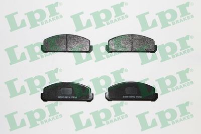 LPR 05P192 Тормозные колодки и сигнализаторы  для MAZDA 323 I (FA) 1.3