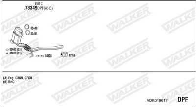 SISTEM DE ESAPAMENT WALKER ADK019617