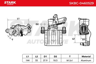 спирачен апарат STARK SKBC-0460529