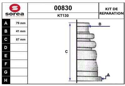 FALTENBALGSATZ ANTRIEBSWELLE