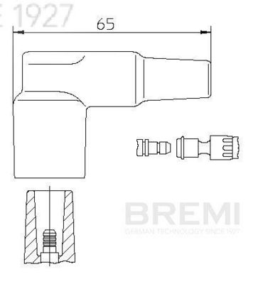 щекер, запалителна бобина BREMI 13210/1