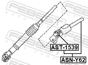 Steering Shaft ASN-Y62