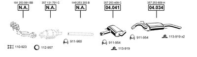 Изпускателна система ASMET VA034095
