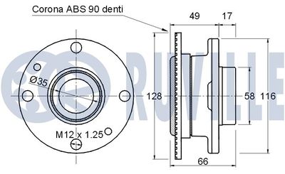 SET RULMENT ROATA RUVILLE 220285 1