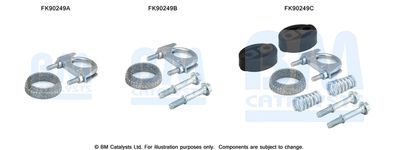 Монтажный комплект, катализатор BM CATALYSTS FK90249 для TOYOTA STARLET