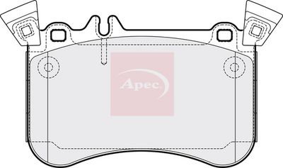 APEC Brake Pad Set, disc brake PAD2118