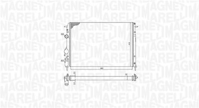 RADIATOR RACIRE MOTOR MAGNETI MARELLI 350213198500 1