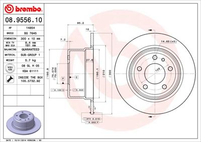 BS 7645 BRECO Тормозной диск