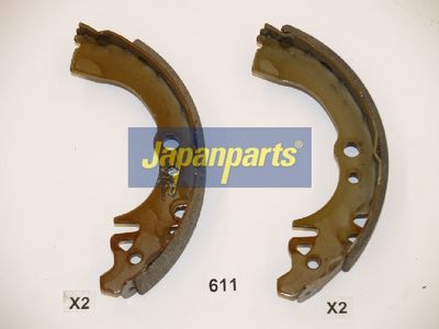 JAPANPARTS Stabdžių trinkelių komplektas