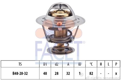 FACET 7.8289S Термостат  для NISSAN SERENA (C23) 1.6