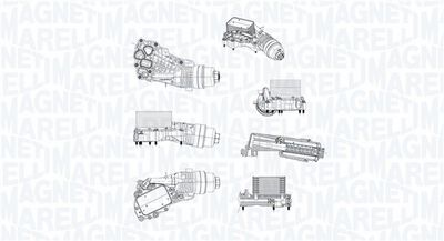 маслен радиатор, двигателно масло MAGNETI MARELLI 350300008000