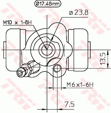 Wheel Brake Cylinder BWC249