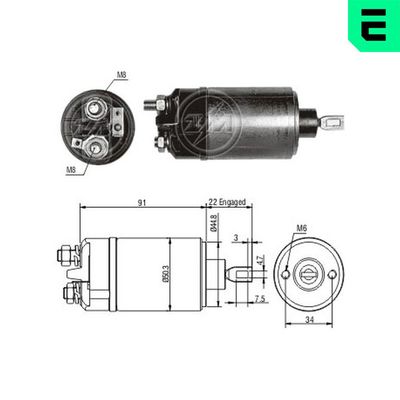 SOLENOID ELECTROMOTOR