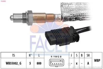 Sonda lambda FACET 10.8582