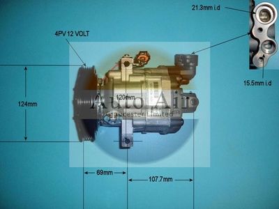 Compressor, air conditioning Auto Air Gloucester 14-1451