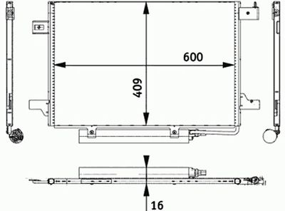 Конденсатор, кондиционер AUTOCLIMA 30311665