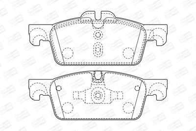 BREMSBELAGSATZ SCHEIBENBREMSE CHAMPION 573647CH 1