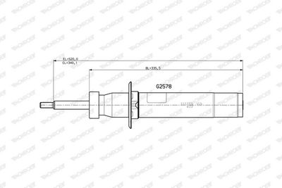 STOßDäMPFER MONROE G2578 1